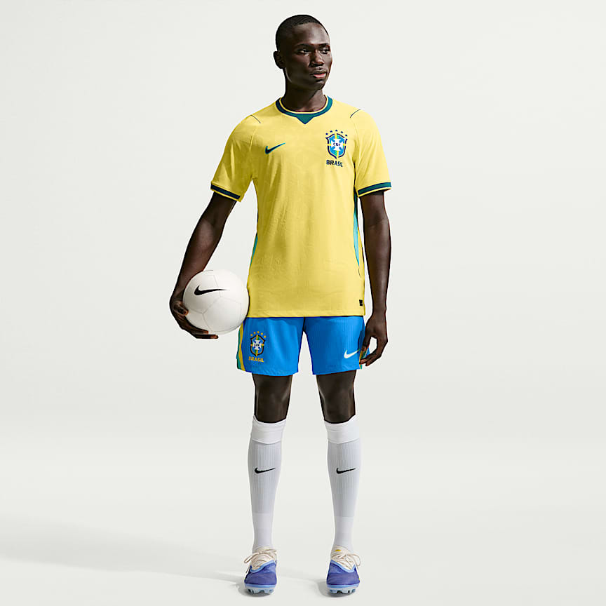 Brazil 2026 Stadium Home Men's Nike Dri-FIT Soccer Replica Shorts